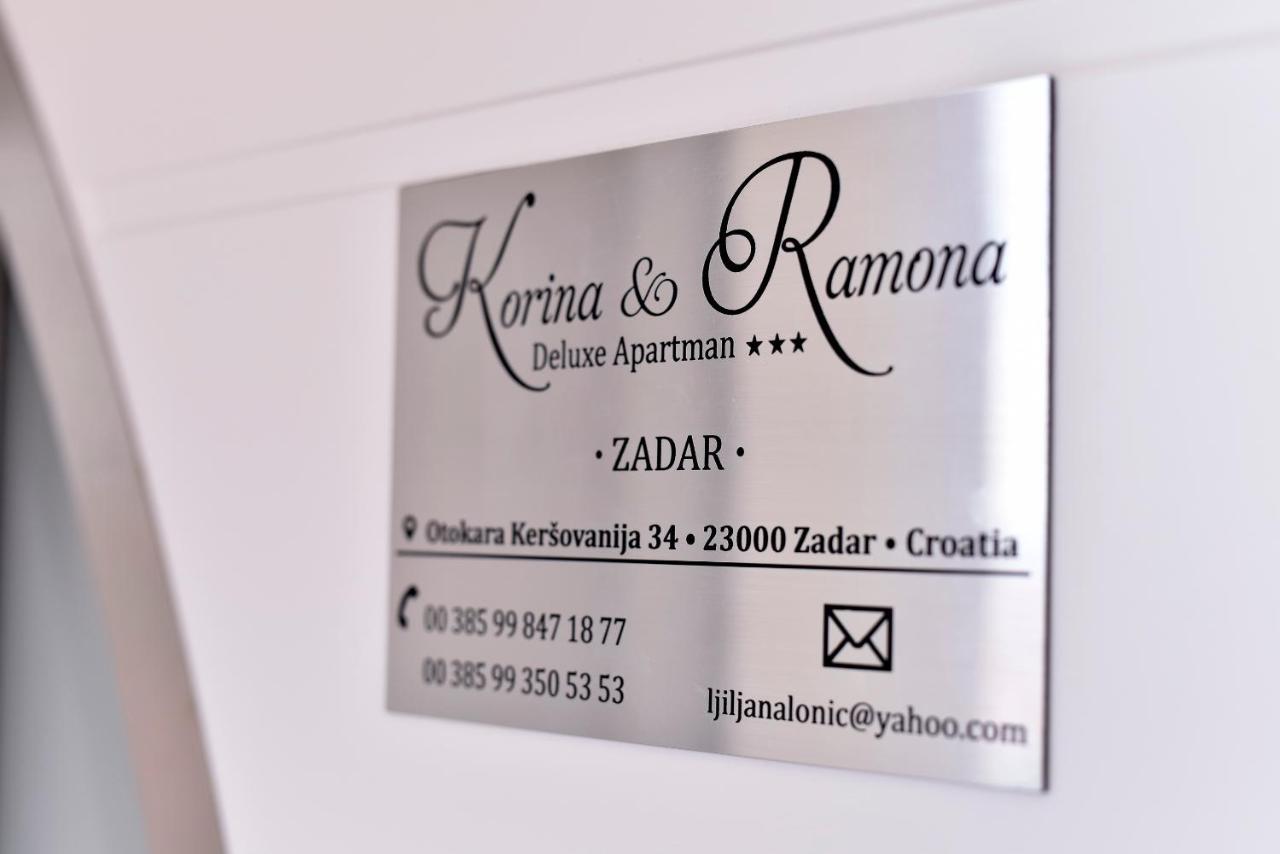 Deluxe Apartman Korina & Ramona Zadar Eksteriør bilde